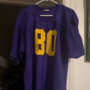 Vintage Purple and Yellow Don Alleson Jersey Sz M